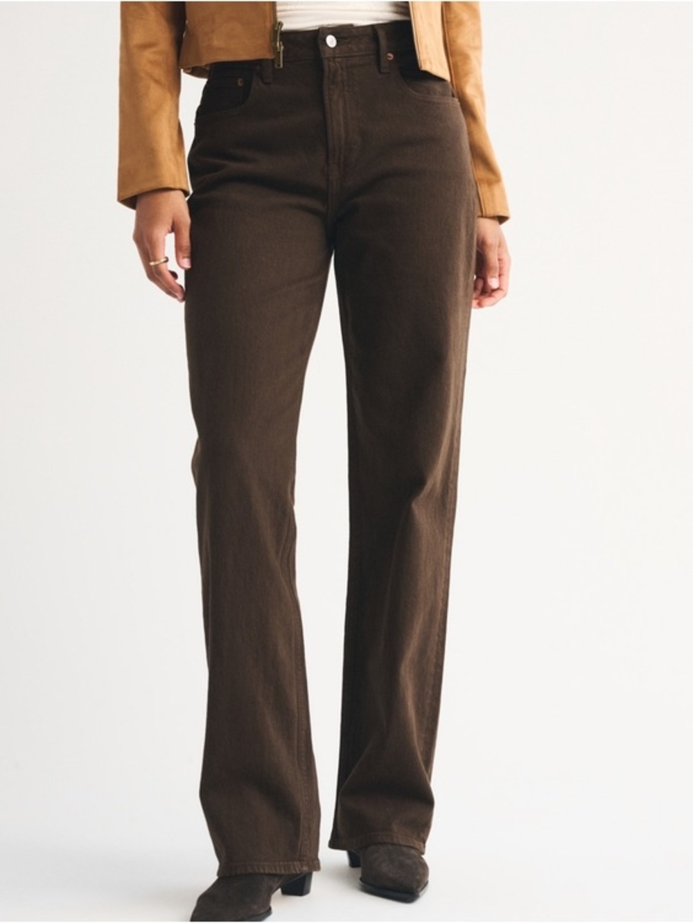 Abercrombie & Fitch Curve Love High Rise 90s Relaxed Jean